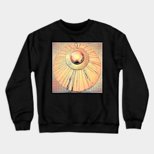 PEACH GOLD GEOMETRIC ART DECO PATTERN Crewneck Sweatshirt